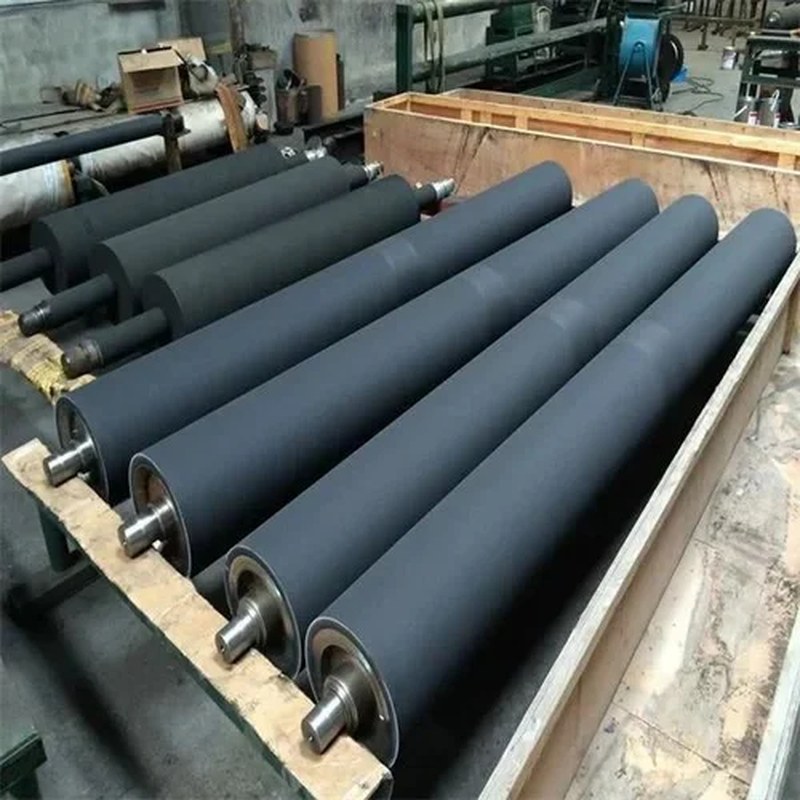 Teflon-coated mild-steel rollers